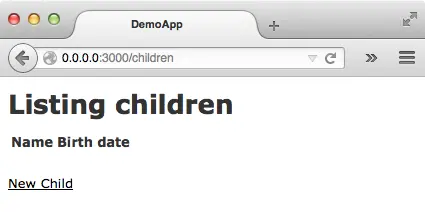 listing children empty