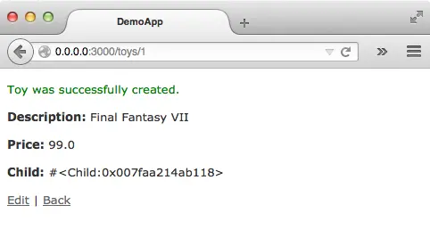 toy successfully created
